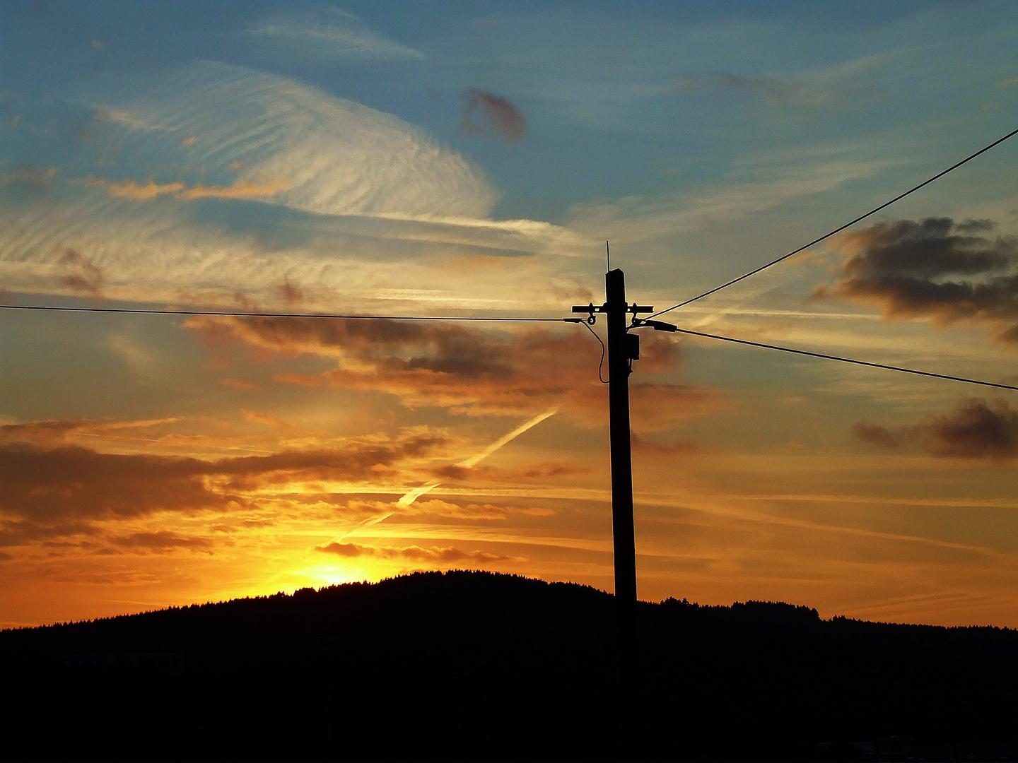 streifen am himmel