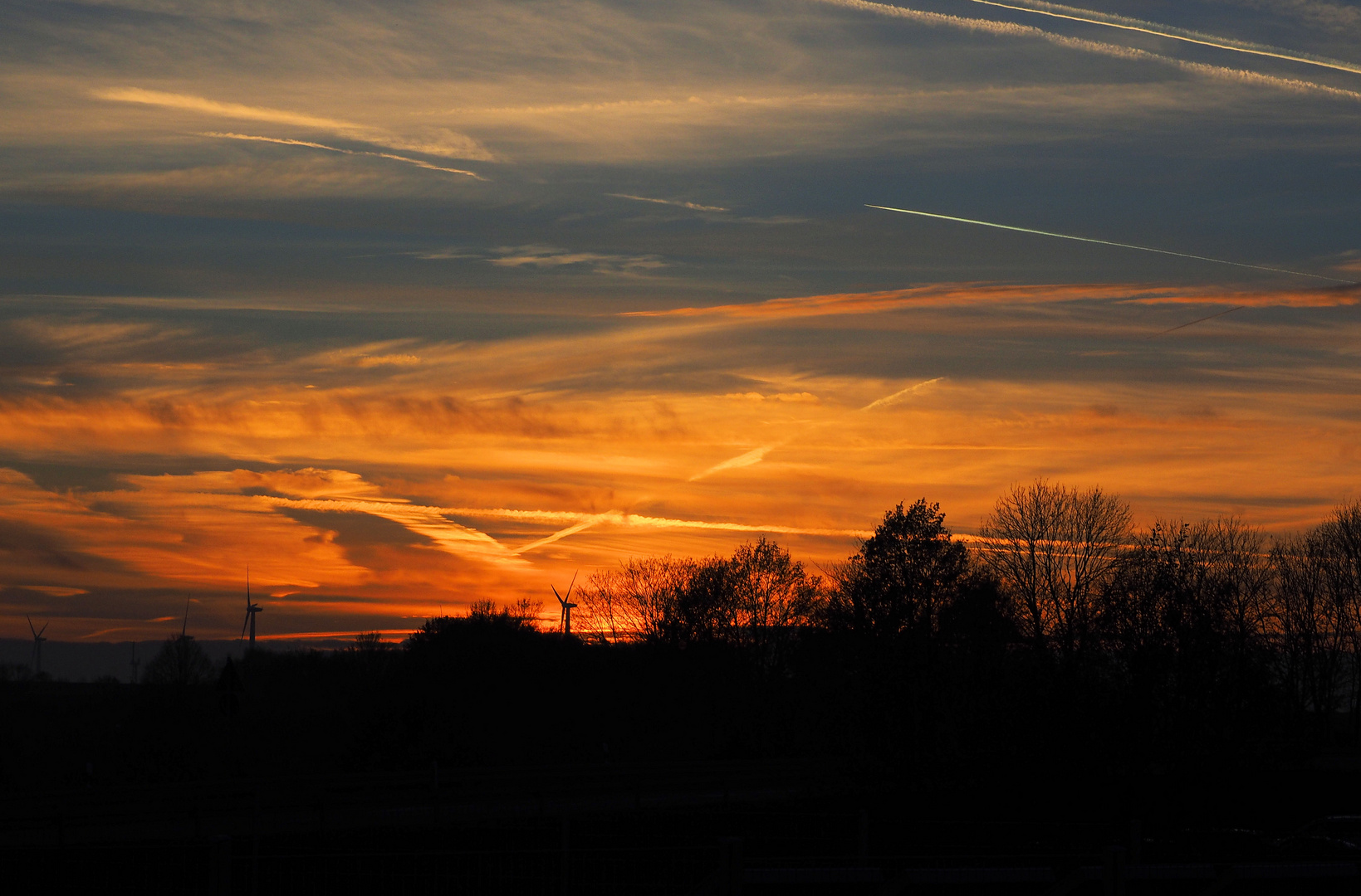 Streifen am Himmel