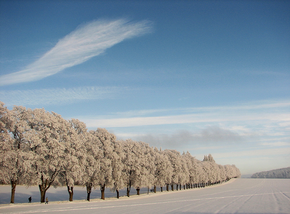 Streifen am Horizont