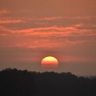 Streifenweise Sonnenuntergang