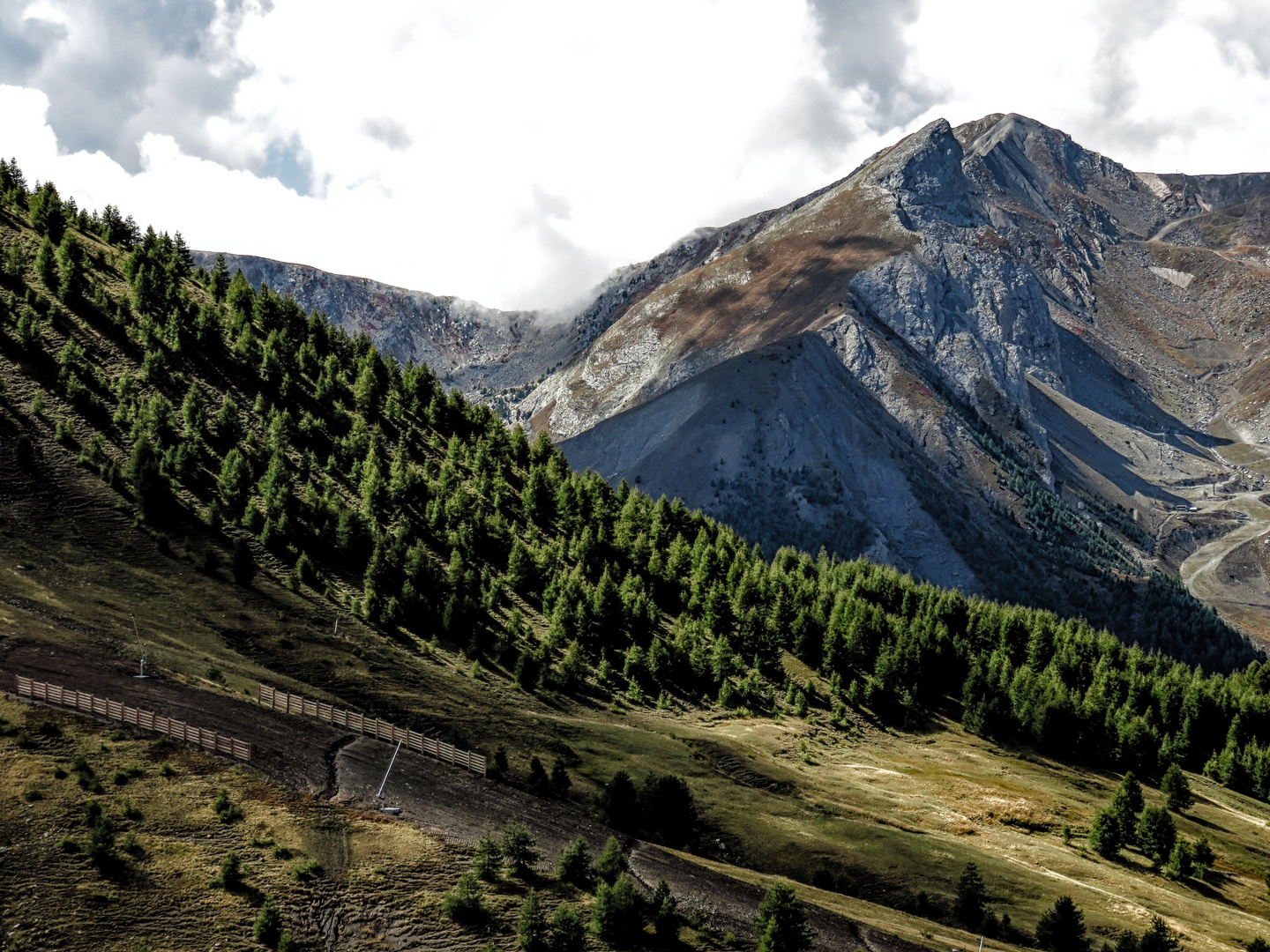 Streiflicht am Col d'Allos