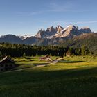 Streiflicht über der Alm