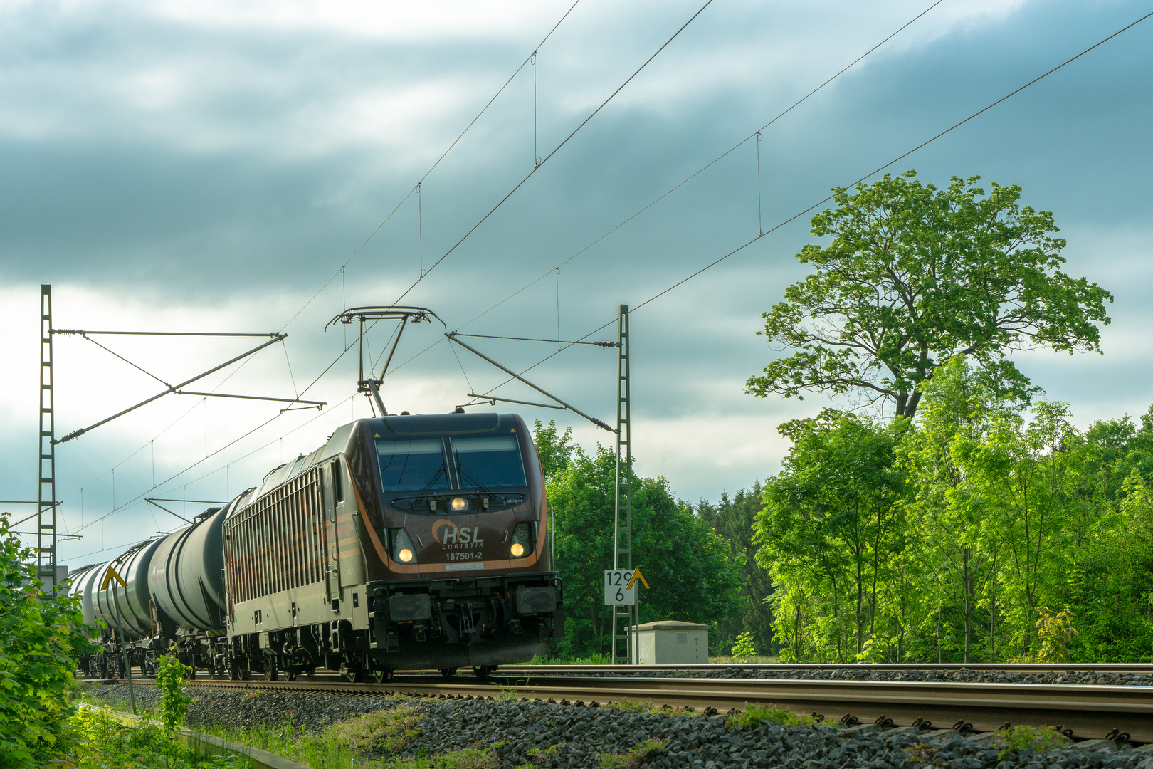 Streiflichtkessel der HSL im Vogtland.