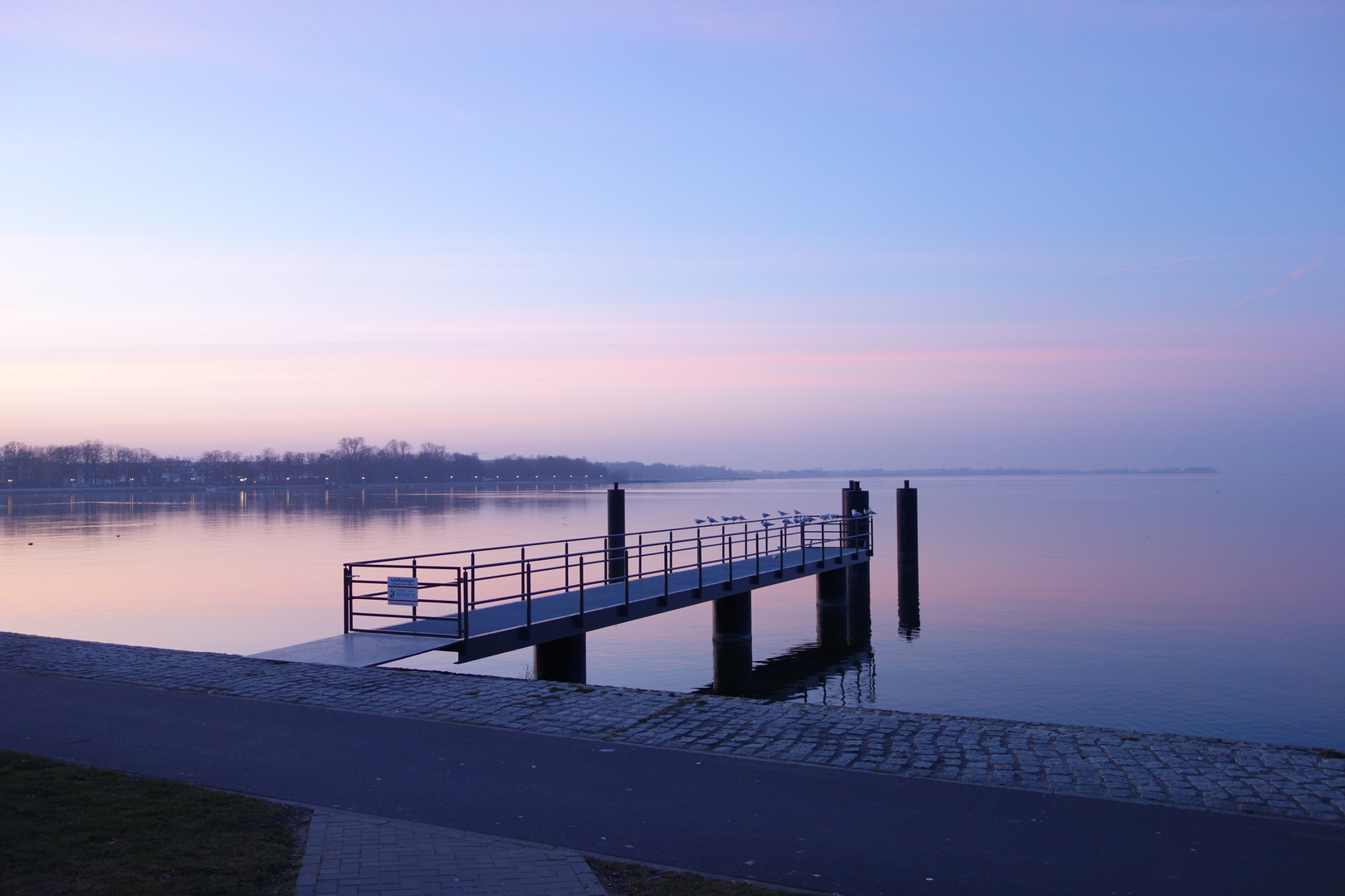 Strelasund in der Dämmerung