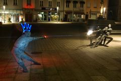 Stress auf dem Neckarsulmer Marktplatz