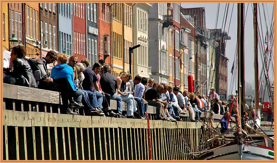 Stressless in Nyhavn ...