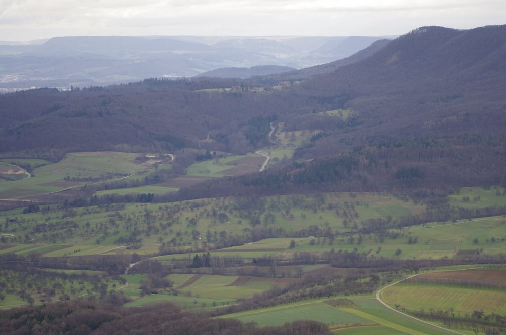 Streuobstwiesen am Rande der Alb