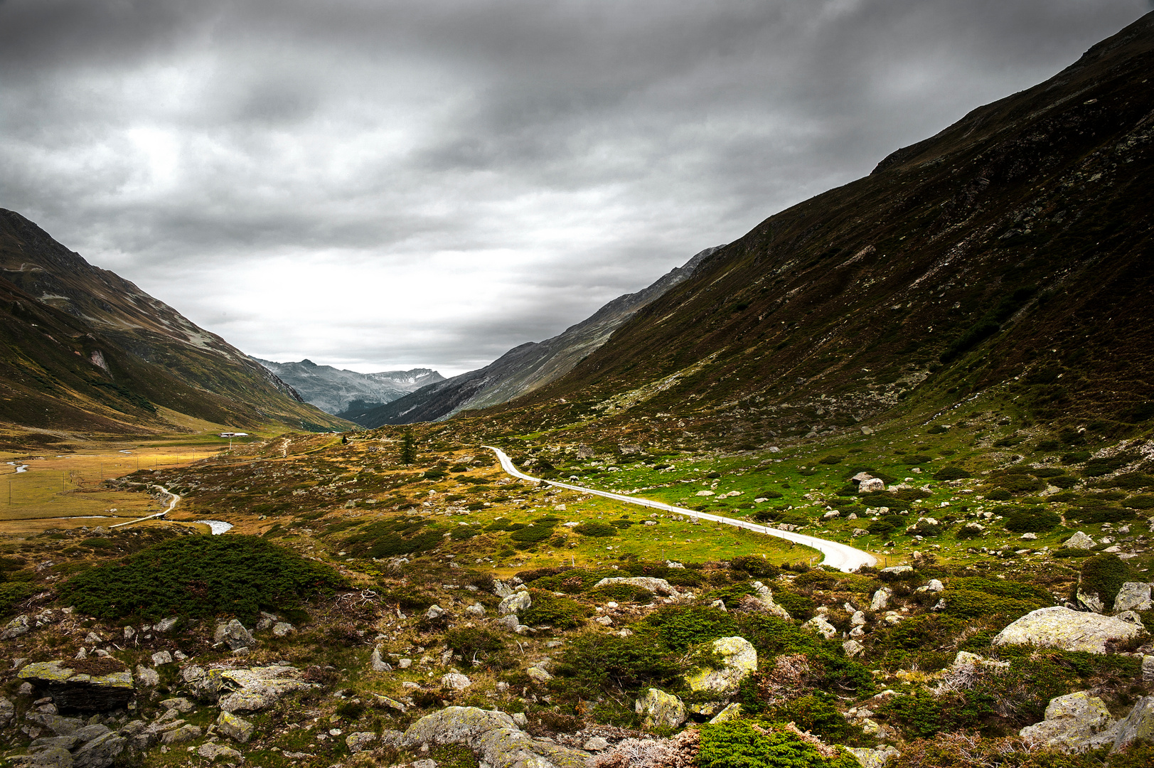 Strich in der Landschaft