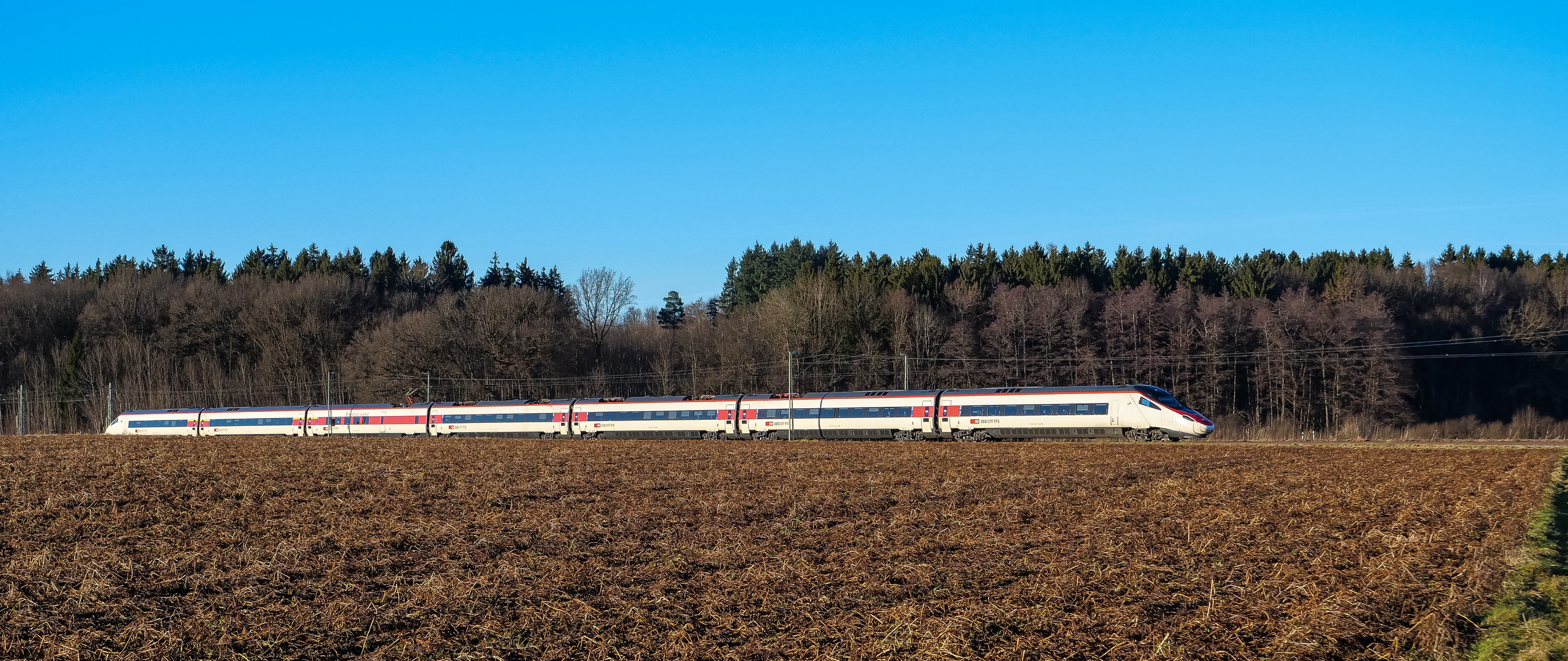 Strich in der Landschaft