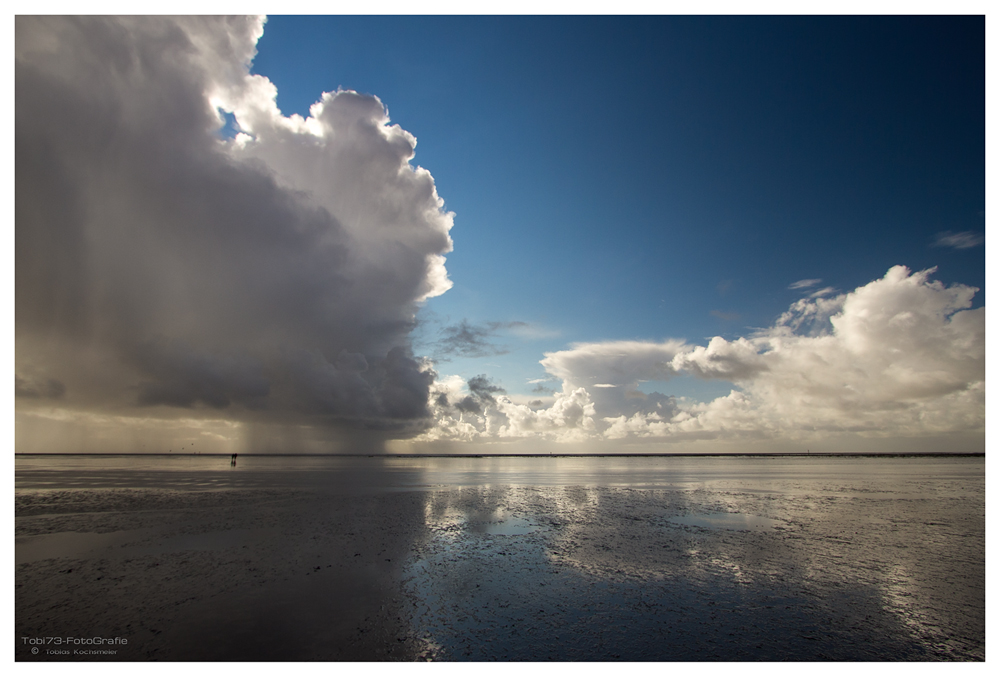 Strichweise Regen.....