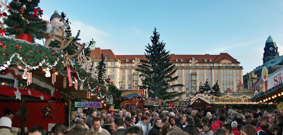 Striezelmarkt in Dresden