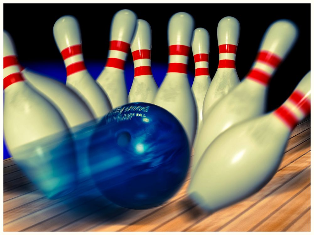 Strike Foto & Bild sport, bowling & kegeln, motive Bilder auf