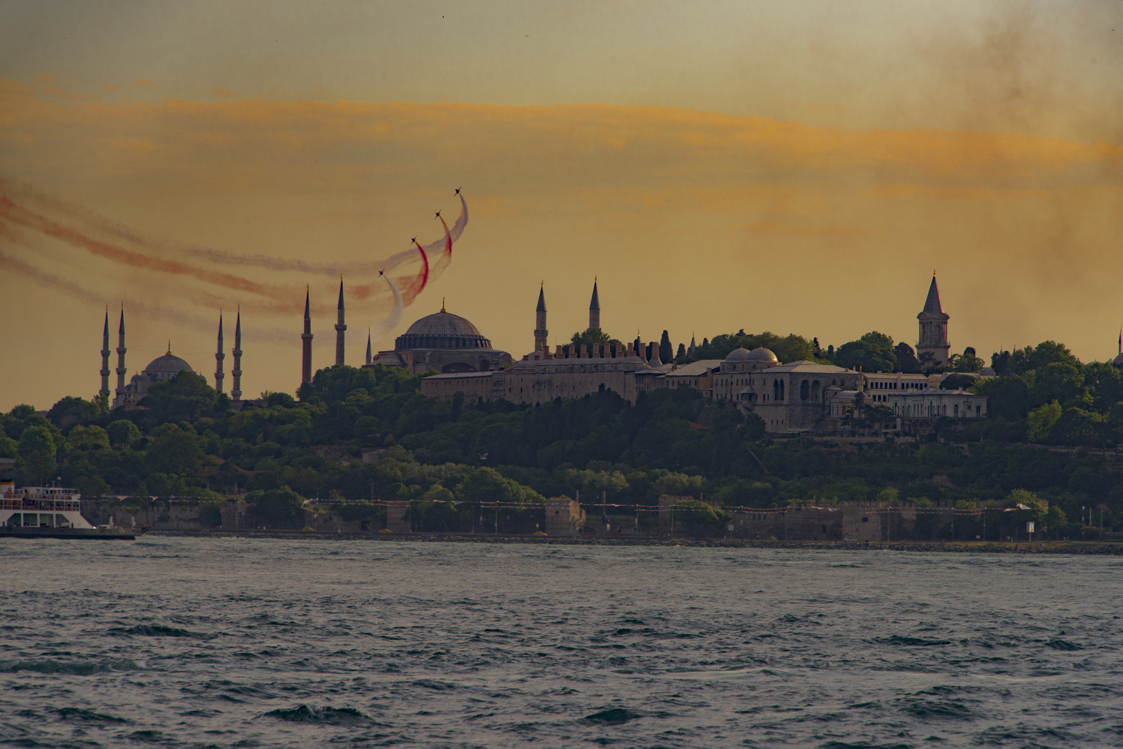 Stripes over Istanbul