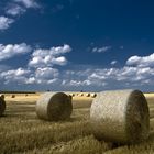 Strohballen auf der Alb