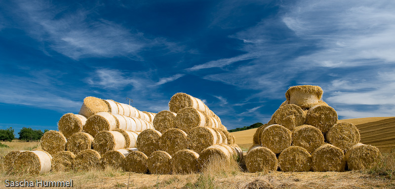 Strohballen auf Rügen