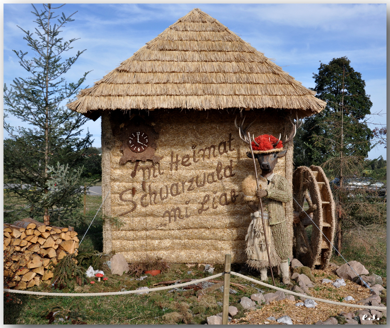 Strohskulpturen Höchenschwand 2019