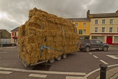 Strohtransport in Dunmanway