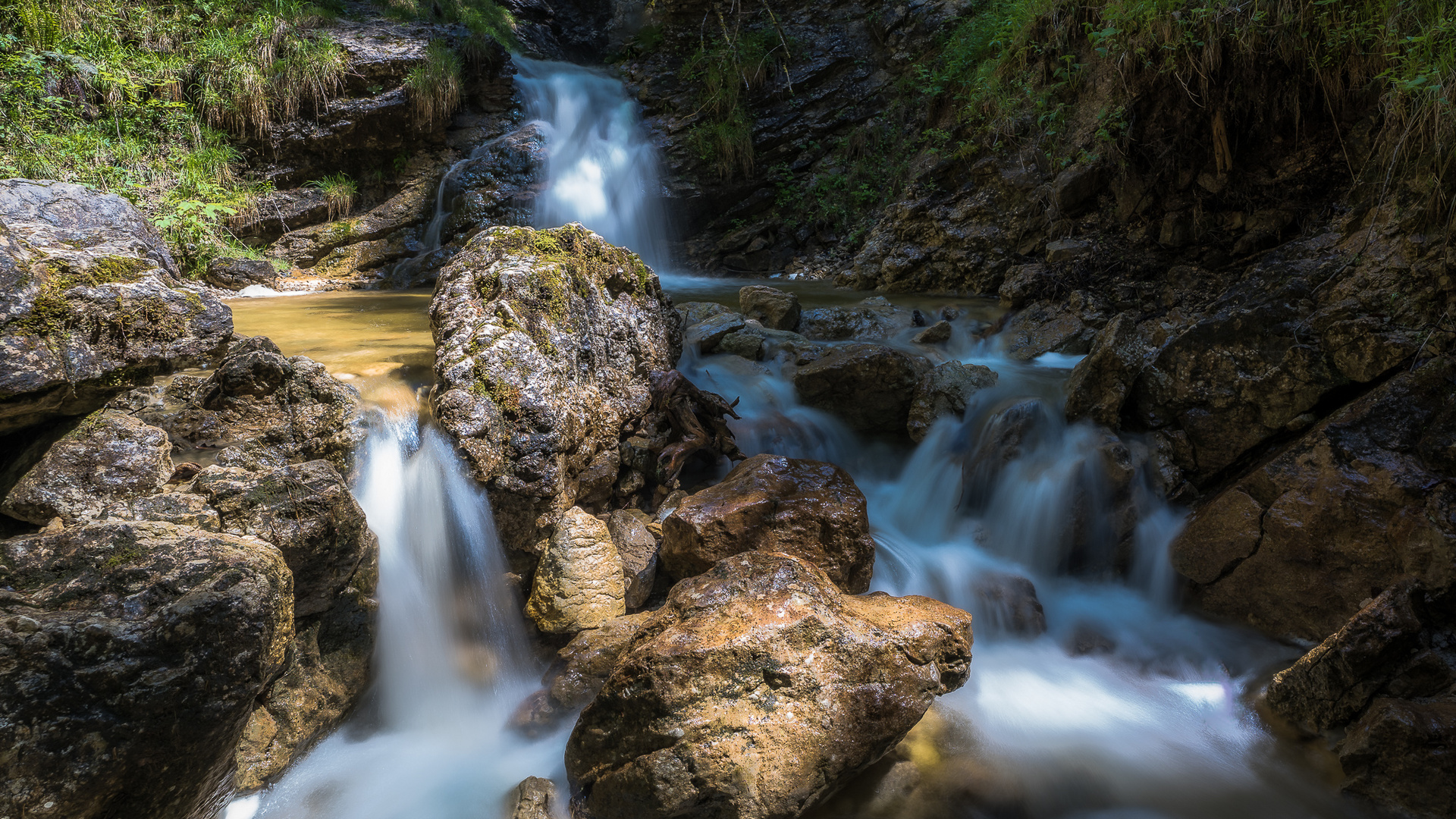 Strohwollner Schlucht bei Lofer, klein aber fein.