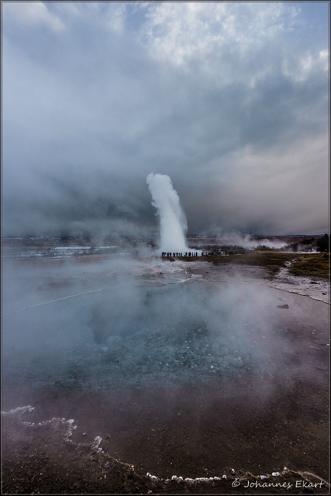 Strokkur eine andere Ansicht