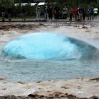 Strokkur-Geysir auf Island 