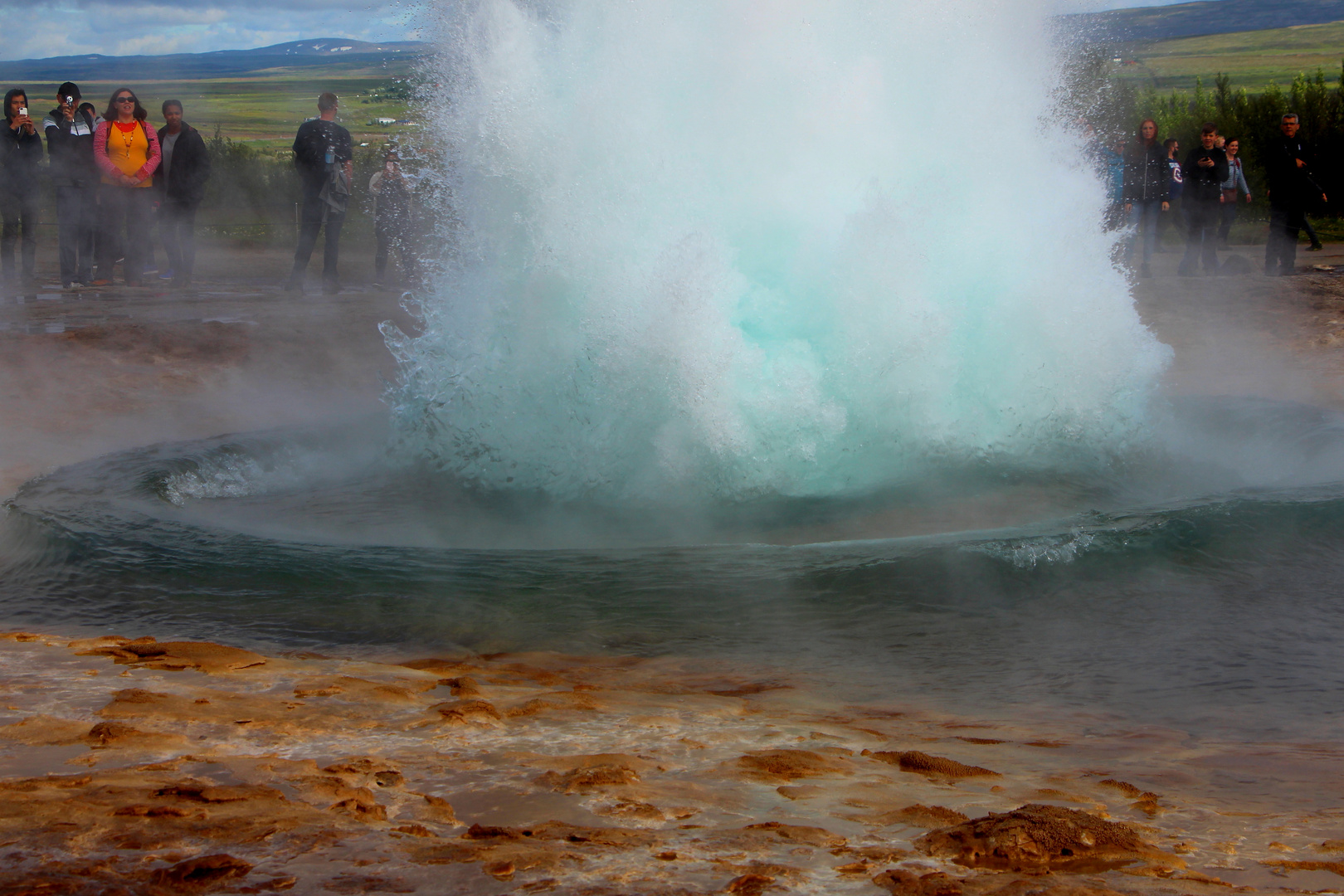 Strokkur, Geysir auf Island