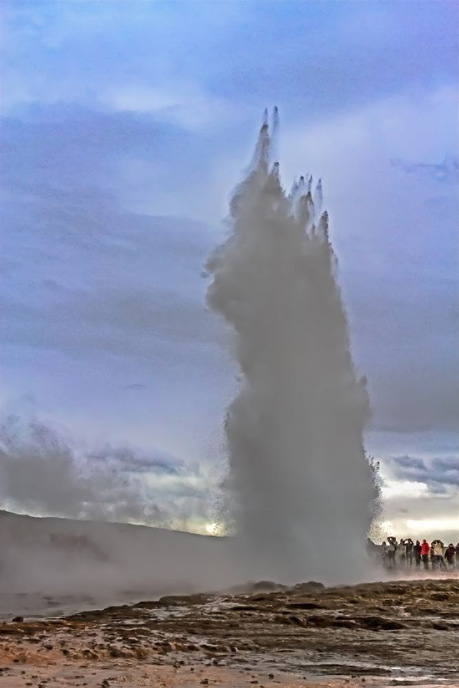 Strokkur im Goldenen Zirkel Island