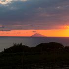 Stromboli bei Sonnenuntergang