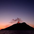 Stromboli im Sonnenaufgang