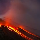 Stromboli Krater mit Lava