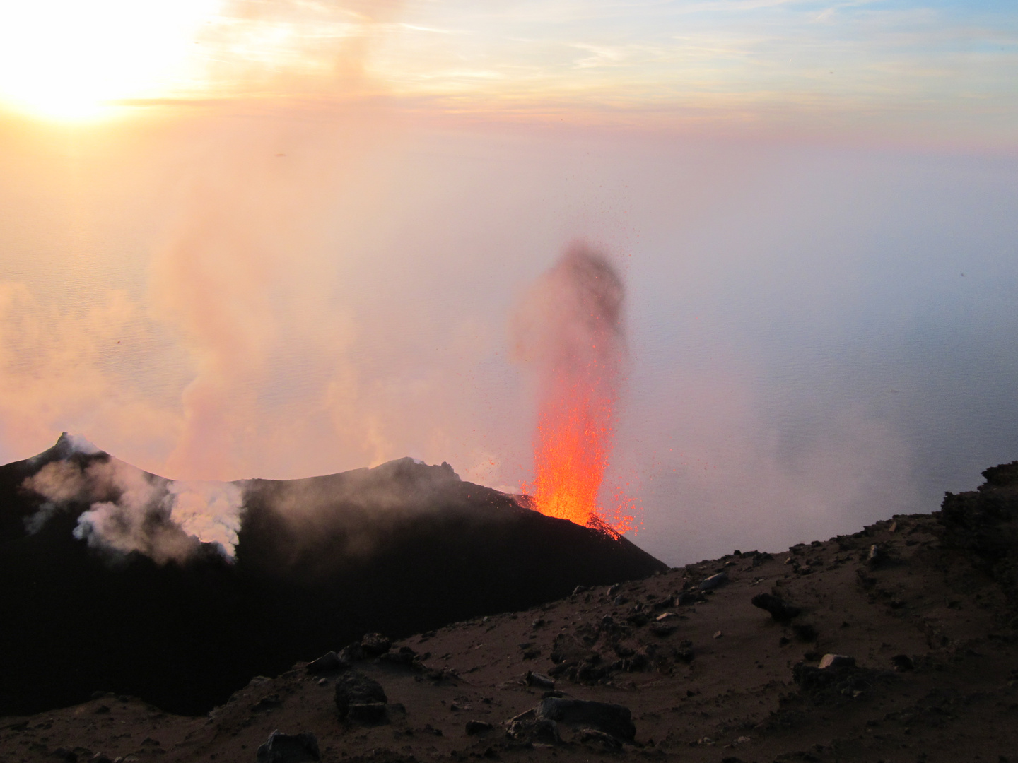 Stromboli Nebenkrater