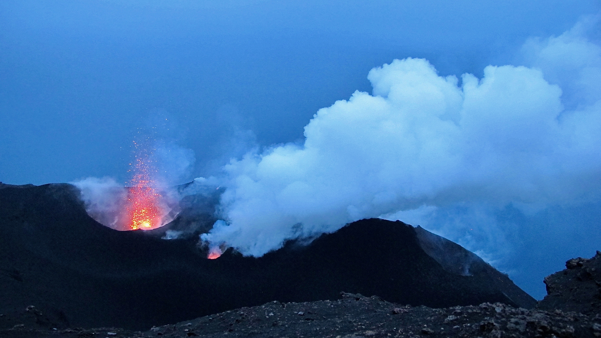 Stromboli von oben