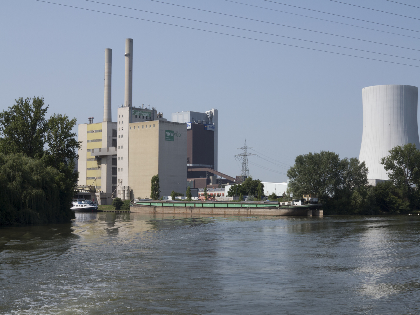 Stromfabrik am neckar