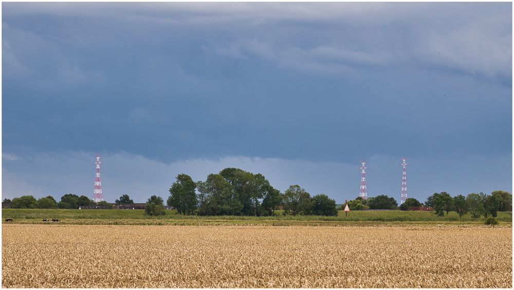 Strommasten in Hetlingen