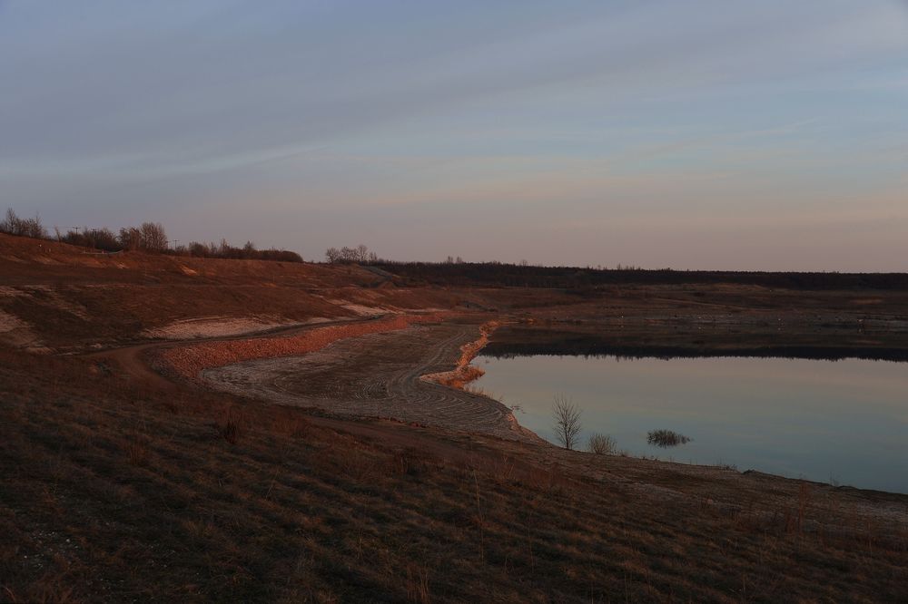 Strossenende Tagebau Espenhain 2011