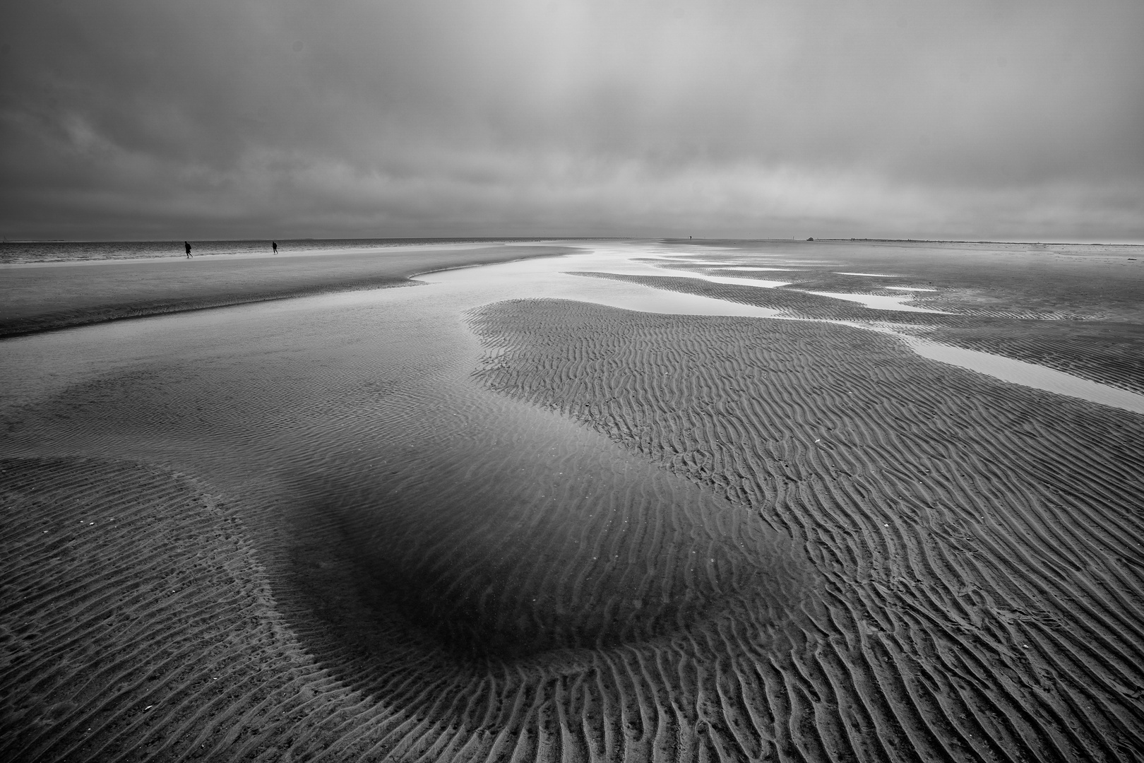 Strukturen am Strand