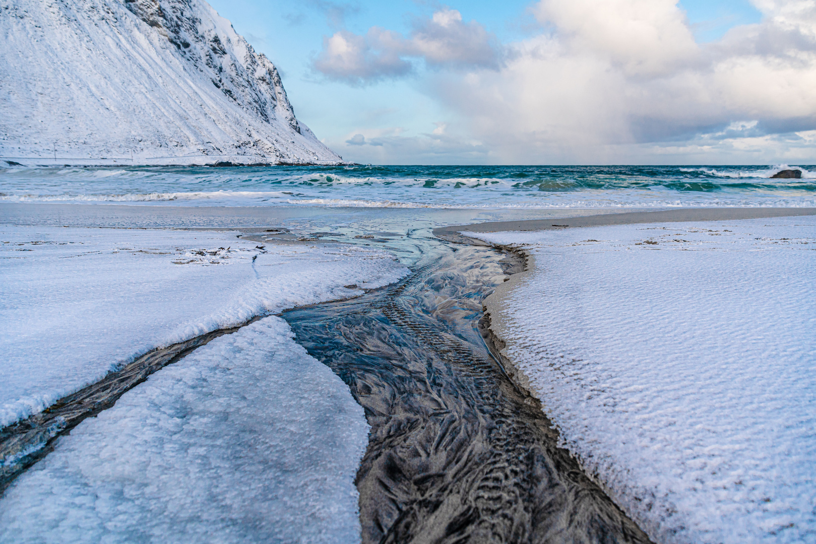 Strukturen am Strand