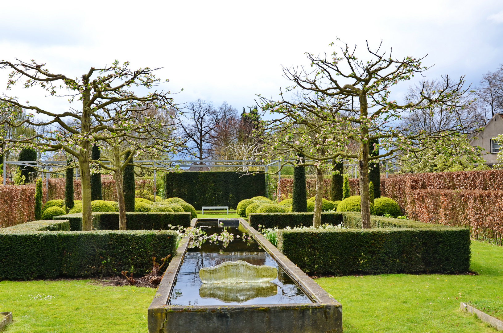 strukturierter Garten