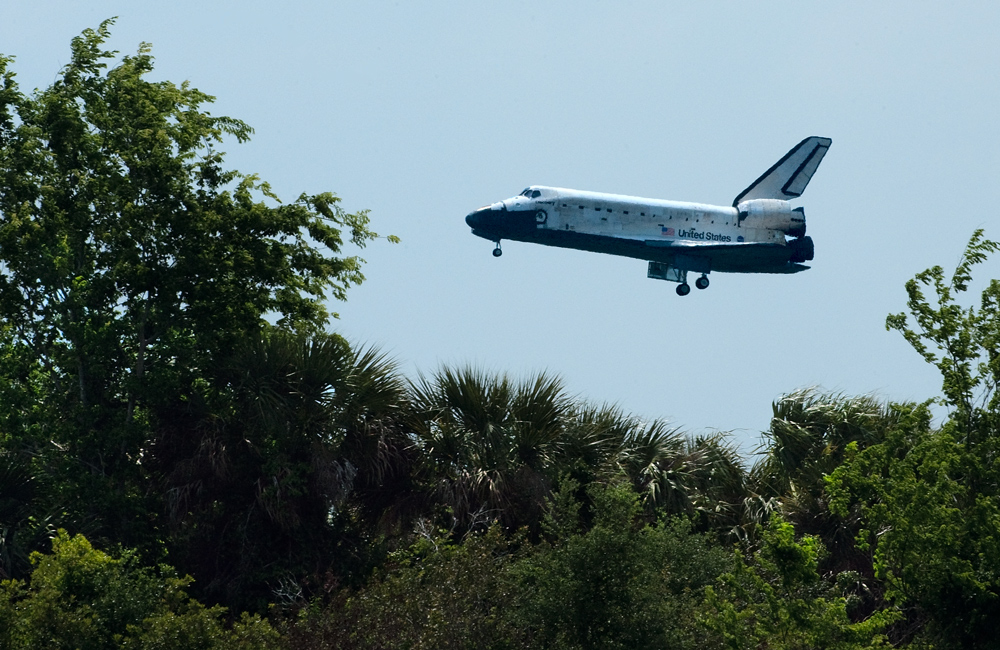 STS 119 - Heimkehr der Discovery von der 36. Dienstreise März 2009