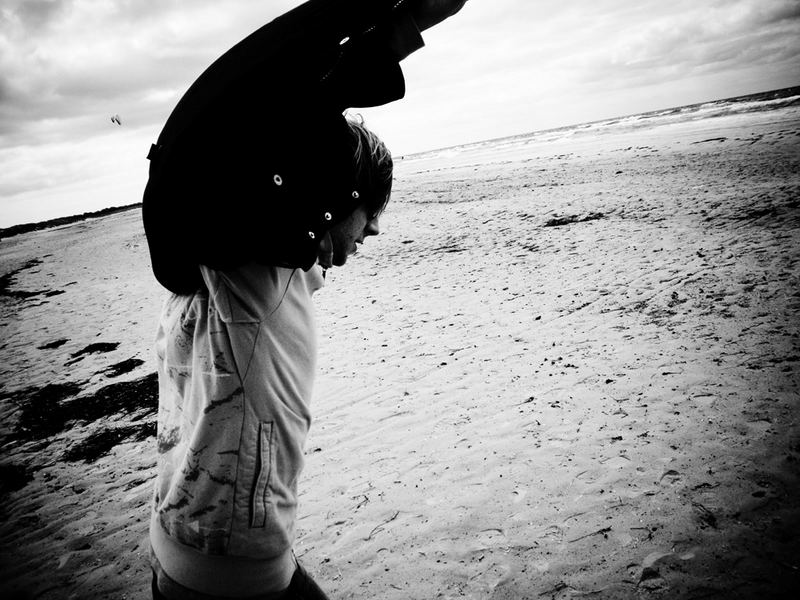 Stuart on the beach.