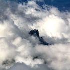 Stubaital - Die Elferspitze in dichten Wolken