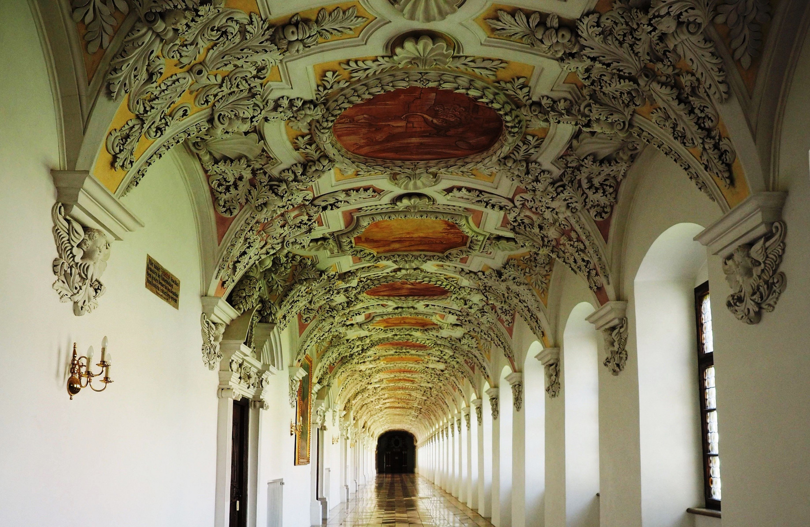 Stuckarbeiten im Wessobrunner Kloster