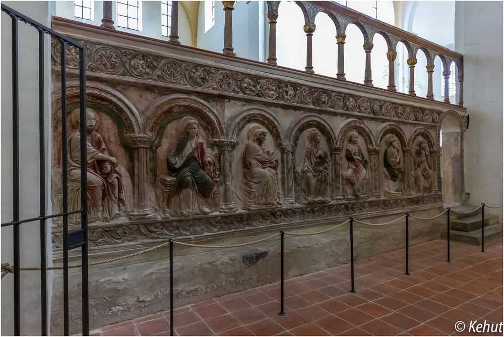 Stuckreliefs südliche Chorschranke Liebfrauenkirche Halberstadt