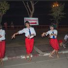 Student girls dancing for donation