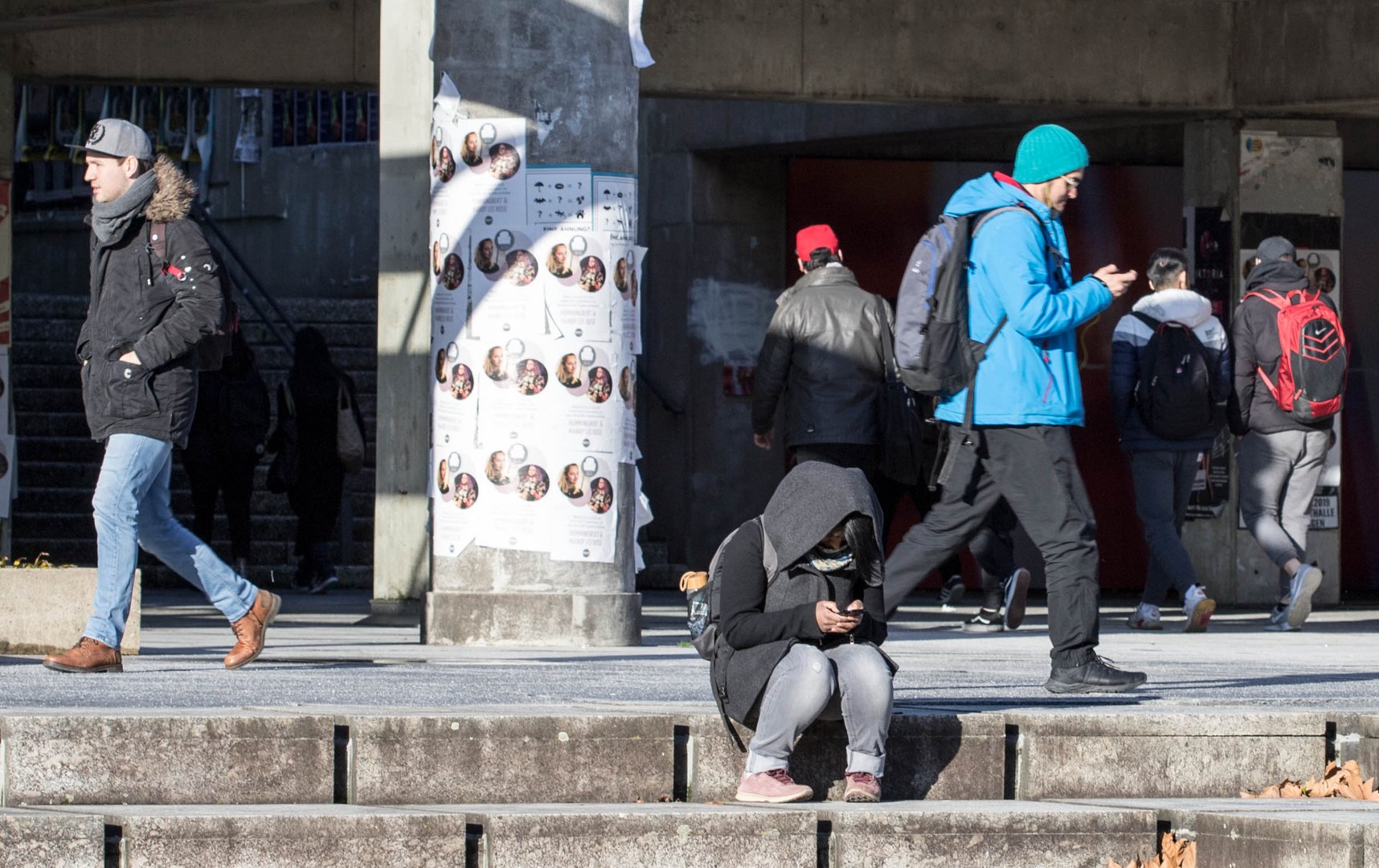 Studentenleben im Winter