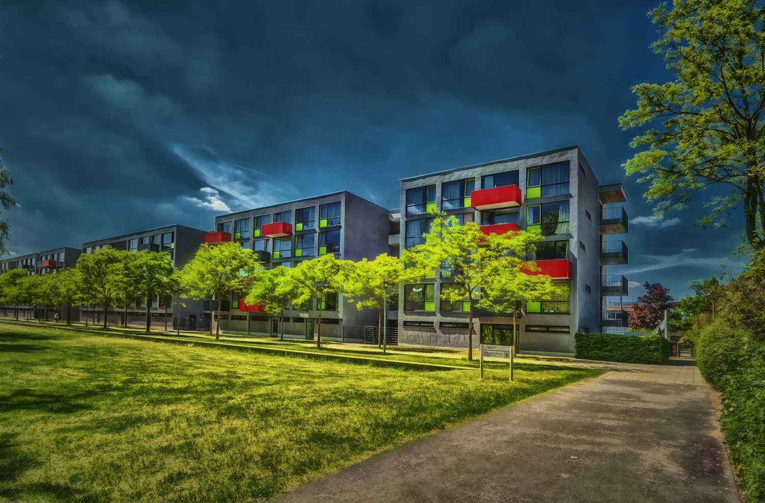 Studentenwohnungen am Campus