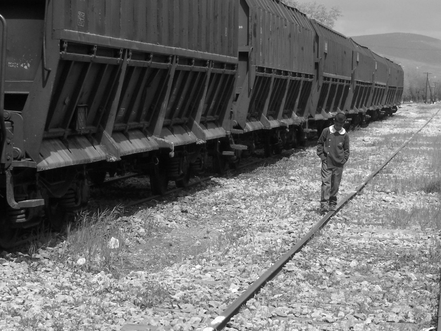 students and railway