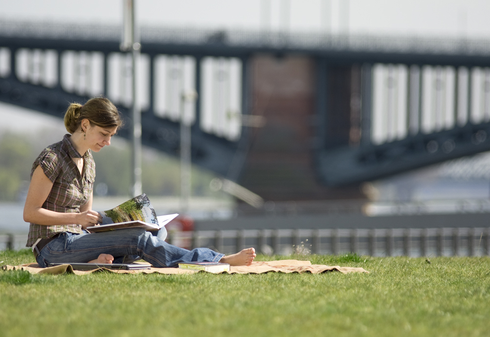 Studieren im Sonnenschein II