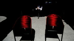 Stühle im Schatten