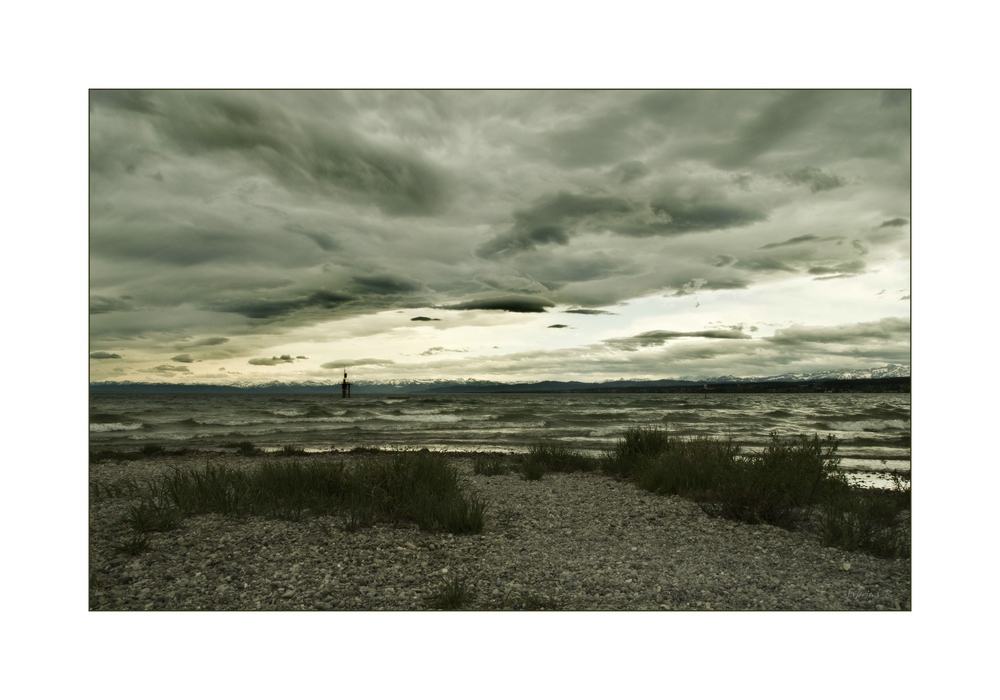 Stürmisch am Bodensee