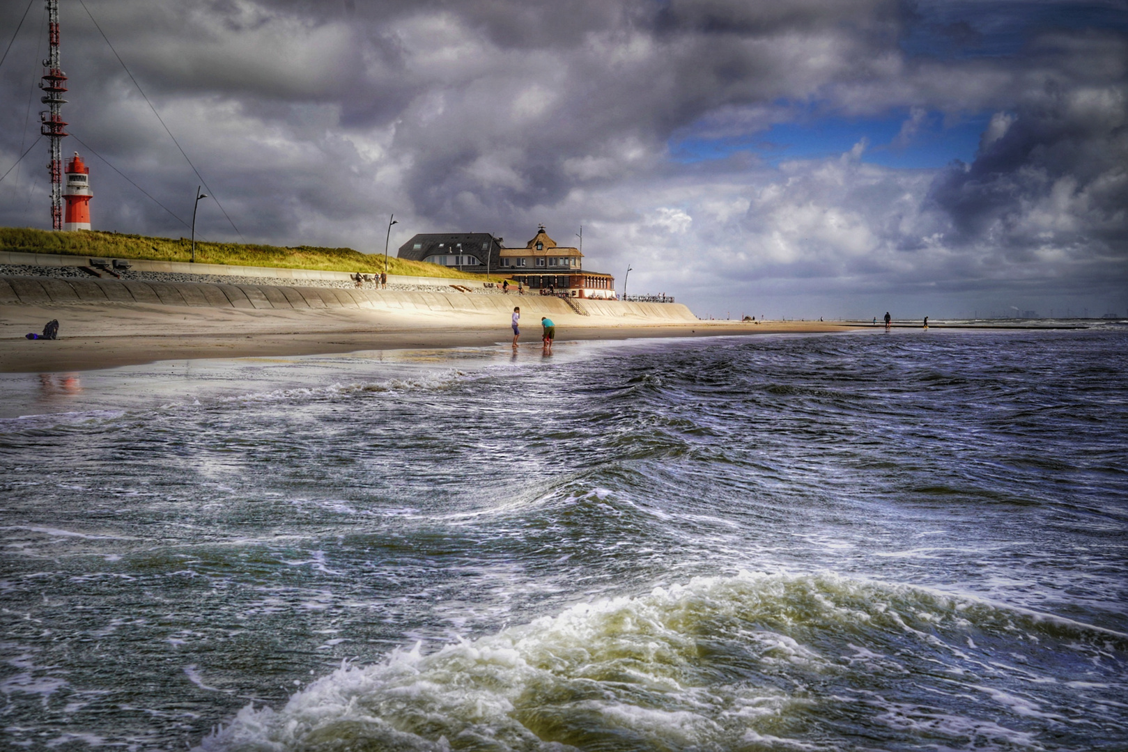 Stürmisch &amp; schön zugleich Borkum! Foto &amp; Bild deutschland, europe